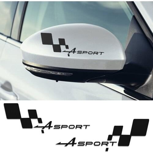 Side Rear View Mirror Car Sticker Decal For Renault Clio Twingo Megane 2 Reno Logan Sandero Laguna 2 Scenic Latitude Accessories