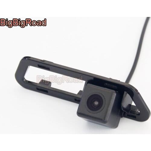 BigBigRoad Car Rear View Parking CCD Camera For Nissan Tiida C12 5D Hatchback 2011-2013 2015 Pulsar Night Vision Waterproof