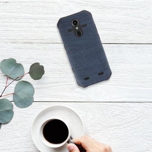 Wood grain PU Leather Phone Case For AGM A9 Soft Silicone Case For AGM A9 Gel Silicone Protective Back Shell