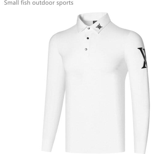 Spring and Autumn Long Sleeve Golf Long Sleeve T-shirt New ANEW Mens Outdoor Leisure Polo Shirt