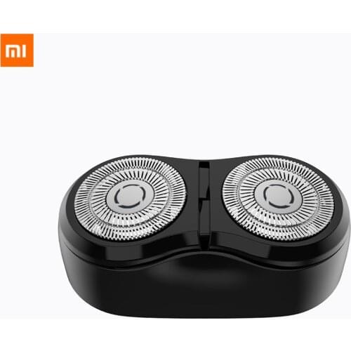 Original Xiaomi Mijia Electric shaver head Rotating double cutter head replace shaver head black