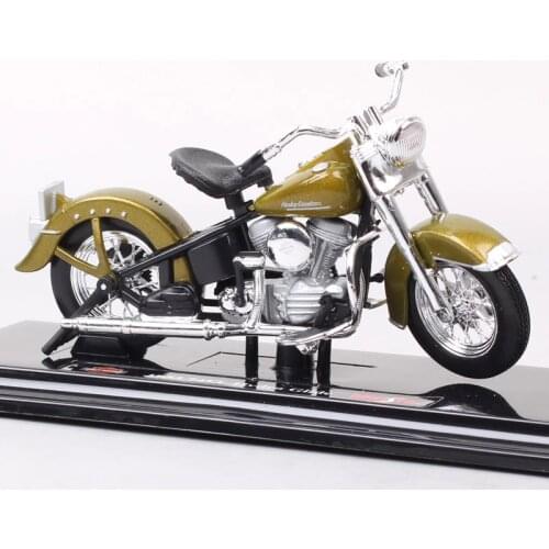 Classics 1/18 Scale Maisto Old 1953 74FL Hydra Glide Bike Diecast Toy Vehicle Motorcycle Model Mini Motorbike Of Kids boys Gift