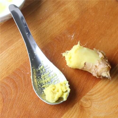 Quevinal 400pcs/lot Kitchen Stainless Steel Zester Mixer Ginger Grater Wasabi Garlic Grinding Tools Cheese Grater Mixing Spoon