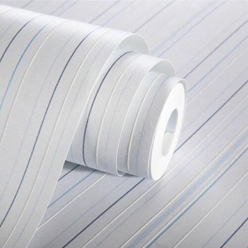 Lovely Pink Blue Stripe Wallpaper 3d Vertical Striped Baby Boy Girl Kids Room Wallpapers Roll House Decor Papier Peint EZ203