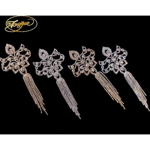 Multi - Purpose Bride Headdress Decals Full Of Diamonds Wedding Dress Accessories Fashion New Dress Flowers