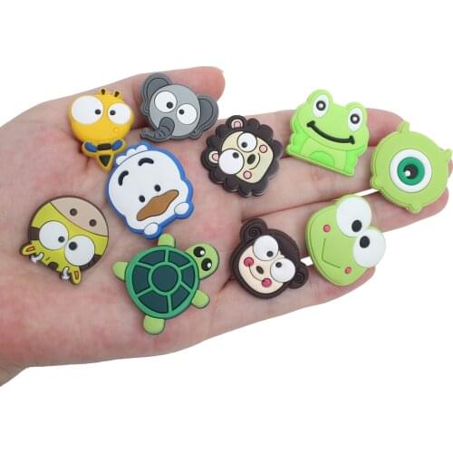 New product 1pc shoe decoration/croc shoe charms/shoe accessories for clogs kids school gift fit wristband croc jibz