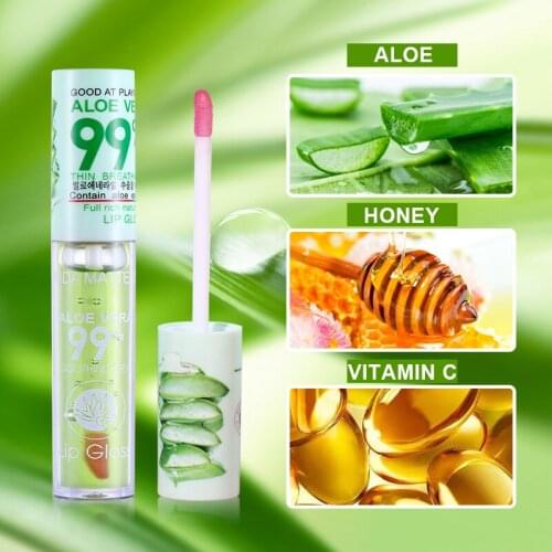 Aloe Vera Color Changing Lipstick Water Lip Gloss Moisturizing Moisturizing Lasting Color Changing Lip Gloss Lip Dye TSLM1