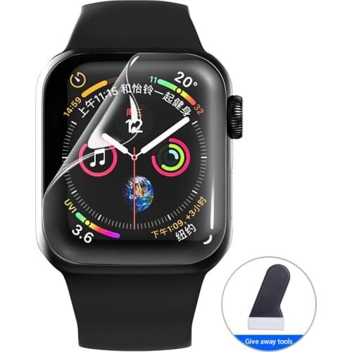 Full Protective Film for Apple Watch Series SE 6 5 3 Screen Protector 42mm 44mm 40mm 38mm for iwatch 4 2 Not Tempered Glass Film