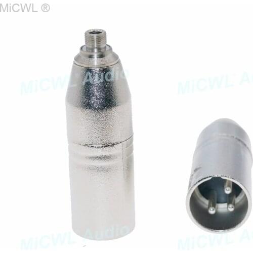 Pro Adapter Sennheiser 3.5mm Jack Lock to XLR 3Pin mini Shure 4Pin AKG 3in to XLR Male Female adaptor connector