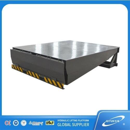 Qiyun Ce ISO Approved 6t 8t 10t 12t Stationary Loading Dock Leveler Container Electric Power Dock Leveler