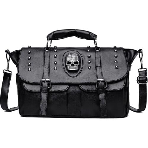 Women Handbag Large Capacity High Quality Luxury Female Bag Hiphop Punk Style Fashion Shoulder Bag Luggage Travel Bags