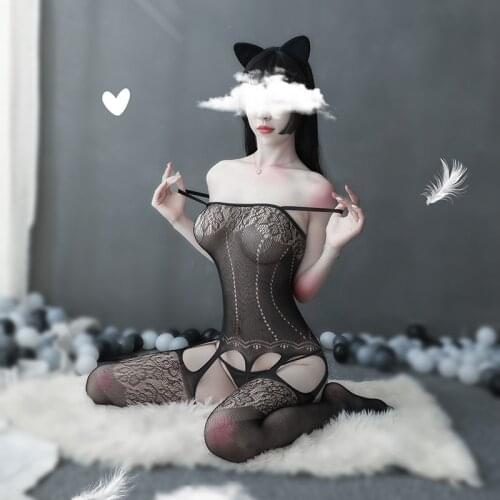 New Women Underwear Gothic Sexy Costumes Halloween Uniform Adult Maid Lingerie Lady Plus Size Sleepwear European Clothing