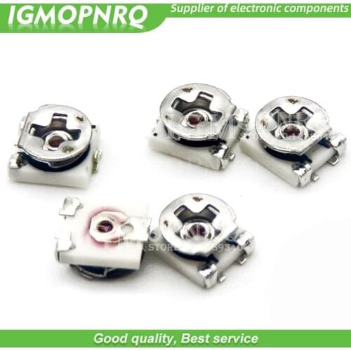 10pcs 3*3 Trimmer resistance Potentiometer Trimpot SMD 3X3 Adjustable Variable resistor 100 500 1K 2K 5K 10K 20K 50K 100K 1M ohm