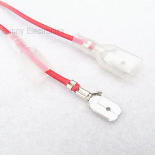 1000pcs 6.3mm Quick Disconnect Male Spade Terminal Crimp Connector Wire Can be customized