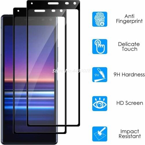 9H 3D Full Cover Tempered Glass for SONY Xperia Ace 1 10 10 Plus 20 XA3 XZ4 Compact X1 X10 Plus X20 Screen Protector Film Glass