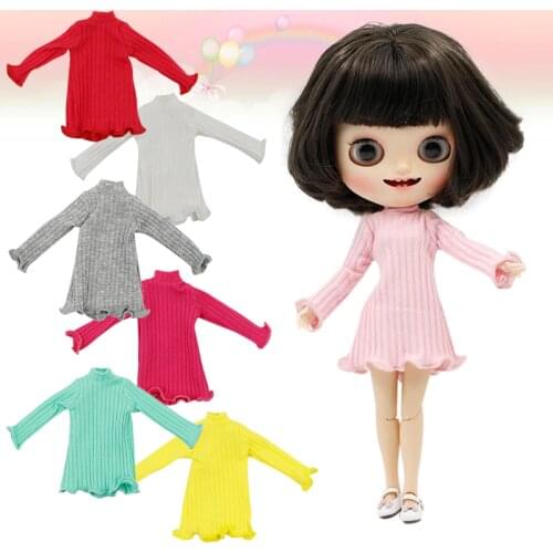 DBS blyth doll icy joint body colorful outfit winter dress toy, only dress no doll