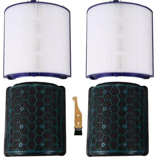 HEPA Filter Activated Carbon Filter for Dyson HP04 TP04 DP04 Air Purifier Sealed Two Stage 360° Filter System