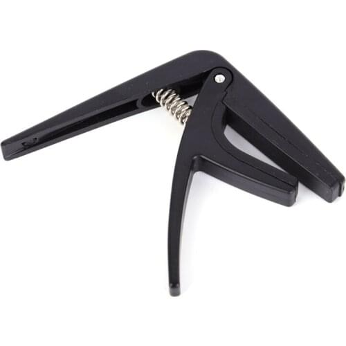 Ukulele Capo Clamp Plastic Guitar Capo Single-handed Quick Change For Acoustic 4 String Guitars Ukulele Guitar Parts Accessories