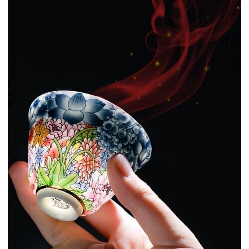 Ceramic teacups, chinese teacup bule and white tea cup