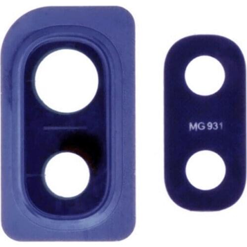 For Samsung Galaxy A10 SM-A105 Blue/Grey/Red Color Back Camera Lens Ring with Cover