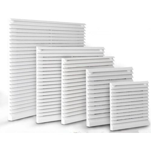 2-5PCS Cabinet Ventilation Filter Set Shutters Fan Grille Air Ventilation System Fan Filter Dust-proof Louver