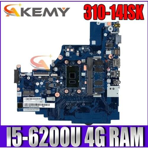 For Lenovo Ideapad 310-14ISK mainboard Motherboard 80SL CPU:I5-6200U RAM:4G UAM NM-A752 FRU 5B20L35737 5B20L35751 100% Test ok