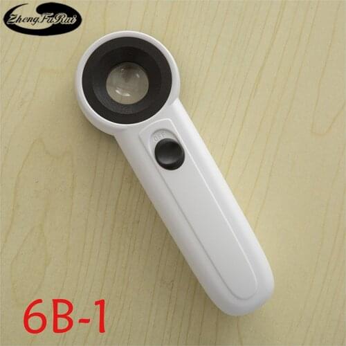 Multifunctional Magnifying Glass Pure Optical Coating with Light Handheld Magnifying Glass MG6B-1 Magnifying Glass
