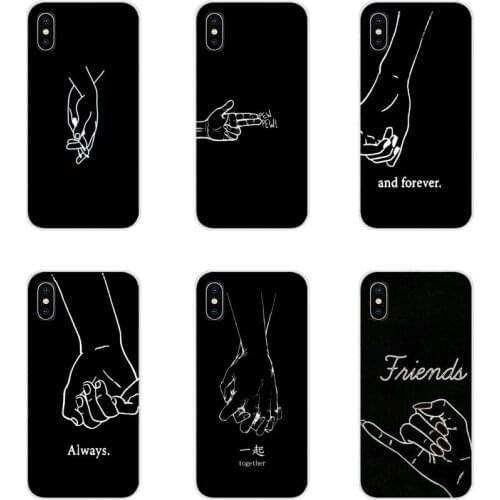 Fashion bff best friends forever Mobile Phone Cases For Xiaomi Mi4 Mi5 Mi5S Mi6 Mi A1 A2 5X 6X 8 9 Lite SE Pro Mi Max Mix 2 3 2S