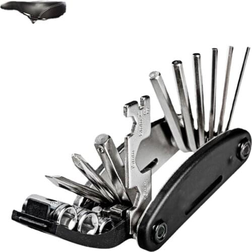 15 in 1 Multi Usage Bike Bicycle Repair Bike Tools Kit Hex Wrench Nut Tire repair Hex Allen Key Screwdriver Socket Extension Rod