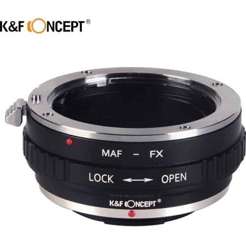 K&F CONCEPT Camera Lens Adapter Ring for Minolta(AF)/Konica Hexanon AR/Tamron Adapter II Mount Lens On for Fujifilm X-series