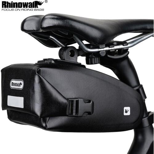 Rhinowalk Full Rainproof Bike Saddle Bag Cycling Rear Large Capatity Seatpost MTB Bike Bag Shockproof Bicycle Accessories