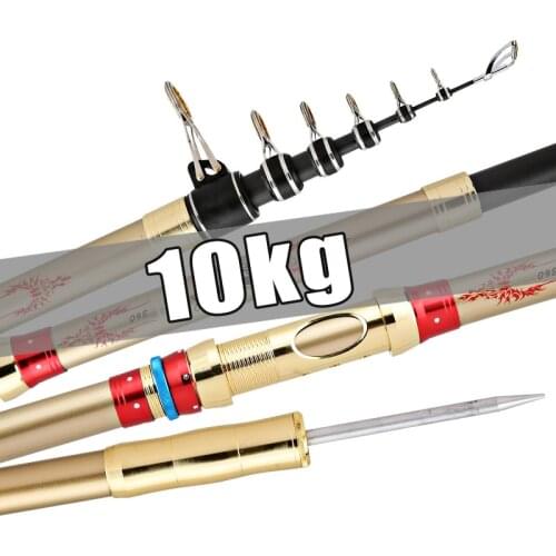 High Quality Telescopic fishing 2.4M,2.7M,3.6M,3.9M,4.5M Fishing Rod Travel Sea Boat Rock Fishing Rod Carp Hard Fishing Gear