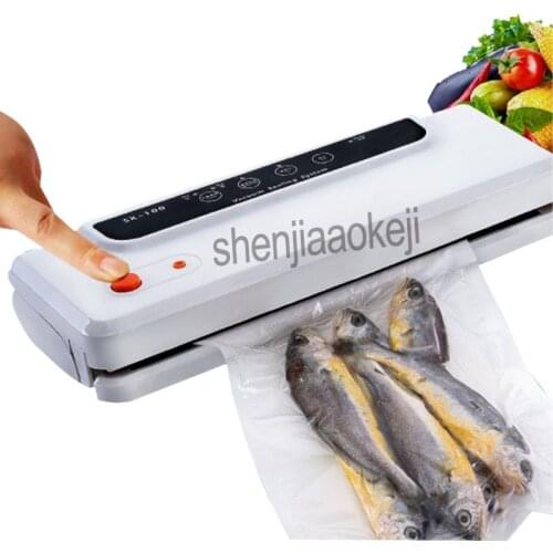 SX-100 Wet dry Dual use Vacuum sealing machine Commercial Automatic food vacuum Sealer Home vacuum packaging machine 220v/110v