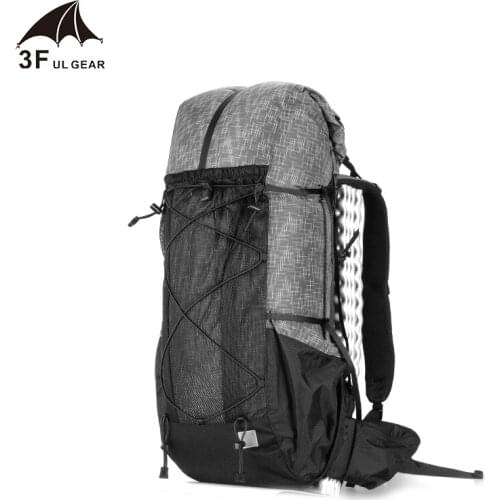 3F UL GEAR Water-resistant Hiking Backpack Lightweight Camping Pack Travel Mountaineering Backpacking Trekking Rucksacks 40+16L