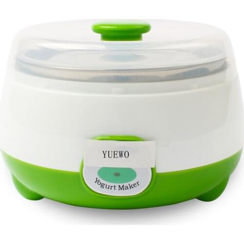 YUEWO Automatic Electric Yogurt Maker 0.8L Stainless Steel Liner Container Natto Rice Wine Fermenter DIY Leben Yoghourt Machine