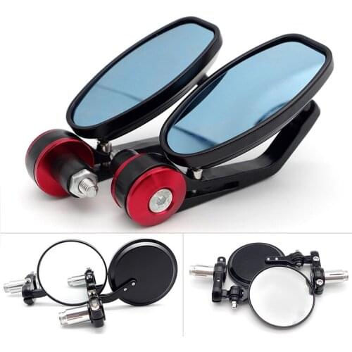Motorcycle Handle Bar End Mirrors For yamaha r2007 yamaha tzr 50 suzuki djebel 250 honda torneo yamaha raptor 350 Accessories