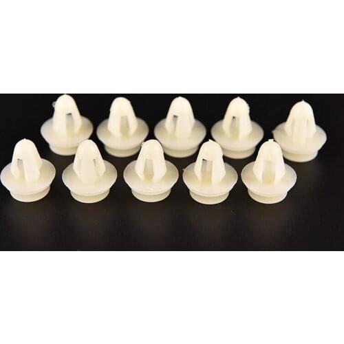 10Pcs General Rivets 8 mm Beige Vehicle Car Hole Plastic Fastener Door Clips Car Interior accessories