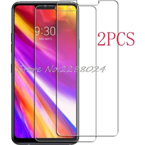 2PCS FOR LG Q9 One G7 ThinQ Fit Tempered Glass Protective On LMQ910UM, LM-Q910 Screen Protector Film Cover