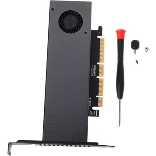 M.2 NVMe Adapter to PCIE3.0 GEN3 M.3 Built-in Turbo Fan for 2230-22110 Size NVME GEN3 M.3 Expansion Card