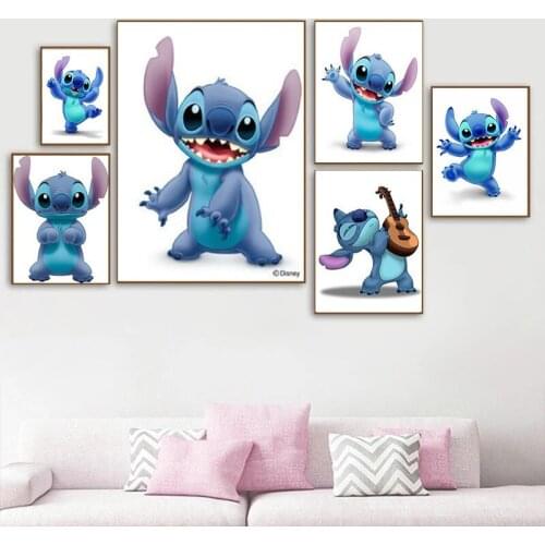 5D DIY Diamond Painting Disney Anime Cute Cartoon Cross Stitch Kit Full Drill Square Embroidery Mosaic Picture Rhinestones Decor