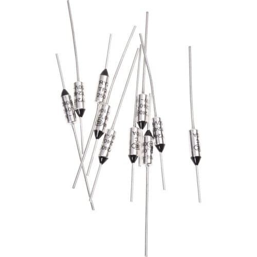 AU04 -10 Pcs Circuit Cut Off TF 240 Celsius 250V 10A Temperature Thermal Fuses