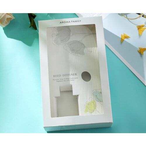 White drawer/slide gift box custom printing，luxury fancy design custom logo kraft paper drawer box for tea ---DH12509