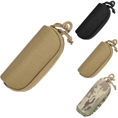 Glasses Case Portable Sunglasses Box Storage Tactical Molle Goggle Protector Camouflage EDC Accessory Bag Outdoor Bags