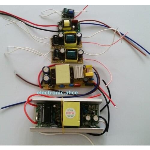 New 5pcs 3W~100W High Power Driver Supply 85-265 V Constant Current LED Light Chip Lamp