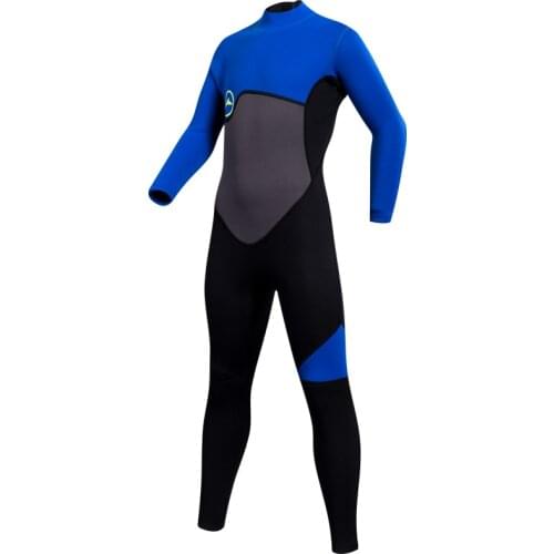 Kids Wetsuit Neoprene 2mm Thick Long Sleeve One Piece UV Protection Sun Protection Sunsuit Wetsuit for Girls Boys