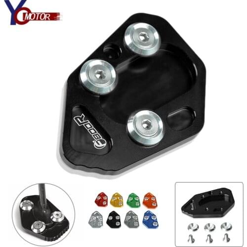 FOR BMW F800R 2009-2015 2014 2013 2012 2010 F 800R CNC Motorcycle Side Kickstand Stand Extension Plate Side Stand Enlarge