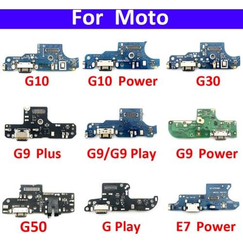 Dock Connector Micro USB Charger Charging Board Port Flex Cable For Moto G Pro Stylus G9 Power G Play G30 G10 E7 Power G9 Plus