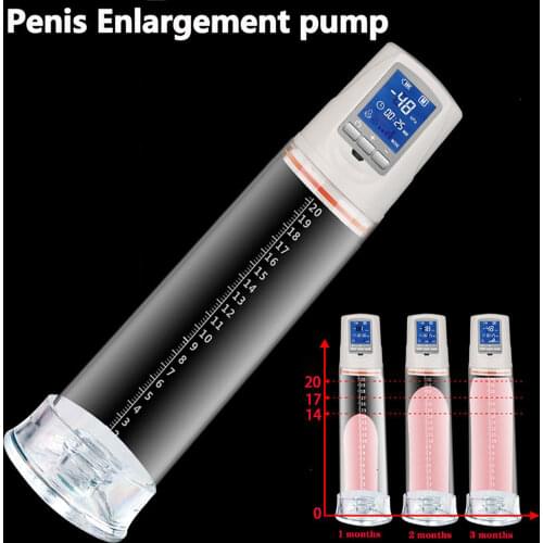 Electric Penis Pump USB Rechargeable Automatic Penis Enlargement Vacuum Erection Penis Extender Male Enlarger Sex Toy For Men