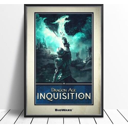 Dragon Age Inquisition Video Game Canvas Poster Home Wall Painting Decoration (No Frame)