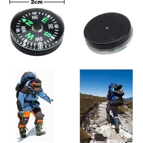 12pcs Small Mini Compasses 20mm Survival Pocket Compass Camping Climbing Hiking Portable Outdoor Tools Camping Accessories